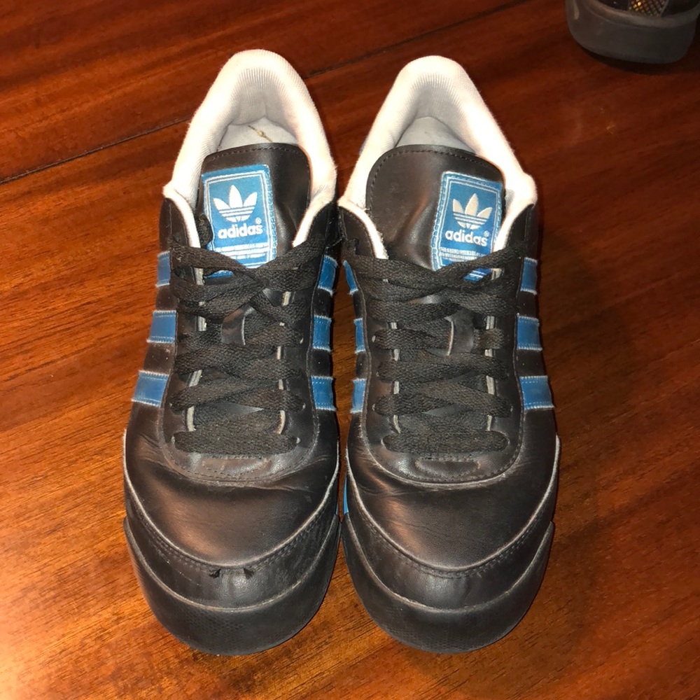 Black and Dark Blue Adidas